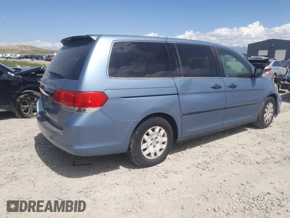 2009 Honda Odyssey LX z VIN 5FNRL382X9B028151, wystawiony jako Copart lot #54528305 z przebiegiem Nie podano mil oraz Czysty tytuł • Clean title. Historia ofert i sprzedaży dostępna na DreamBid. Obrazek 3.