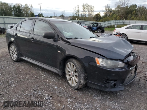 2011 Mitsubishi Lancer GTS with VIN JA32U8FW4BU035092, listed as a Copart auction lot 72950754 with Not Provided miles and Salvage Title. Bid and sale history available at carsss.com. Image 4.