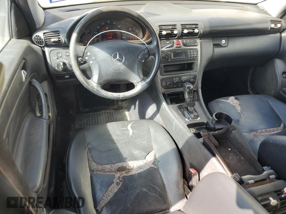 2004 Mercedes-Benz C 230 Kompressor with VIN WDBRF40J44F459457, listed as a Copart auction lot 49518895 with 249,921 mi miles and Clean Title. Bid and sale history available at DreamBid. Image 8.