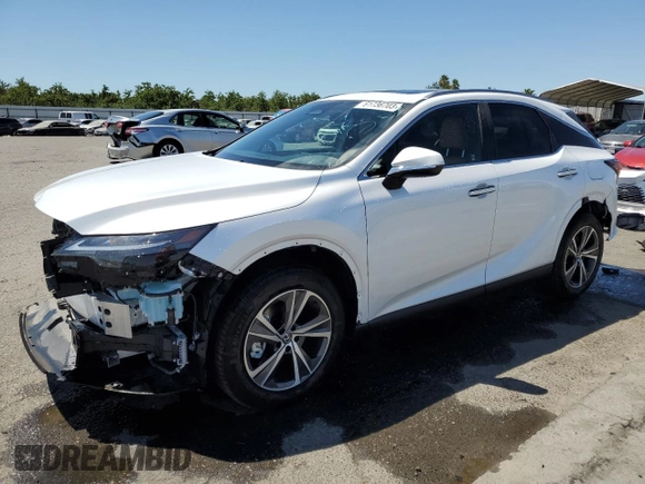 2023 Lexus RX with VIN 2T2BBMCA0PC005077, listed as a Copart auction lot 61736703 with 1,796 mi miles. Bid and sale history available at carsss.com. Image 1.