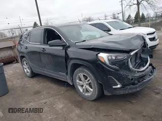 2019 GMC Terrain SLE z VIN 3GKALTEVXKL198873, wystawiony jako IAAI lot #41278077 z przebiegiem 122 918 mil mil oraz . Historia ofert i sprzedaży dostępna na DreamBid. Obrazek 1.