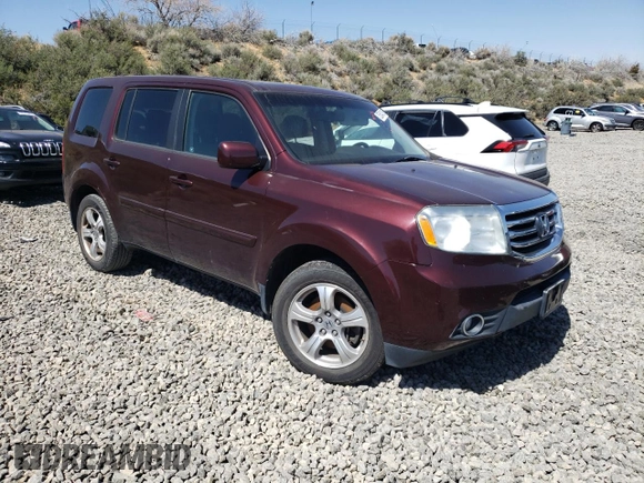 2012 Honda Pilot EX-L with VIN 5FNYF4H75CB056791, listed as a Copart auction lot 52540135 with Not Provided miles and Salvage Title. Bid and sale history available at DreamBid. Image 4.