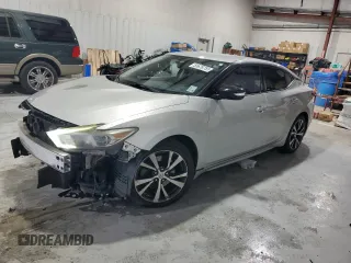 2017 Nissan Maxima SV z VIN 1N4AA6AP9HC398454, wystawiony jako Copart lot #55676755 z przebiegiem 138 146 mil mil oraz Szkoda całkowita • Salvage title. Historia ofert i sprzedaży dostępna na DreamBid. Obrazek 1.