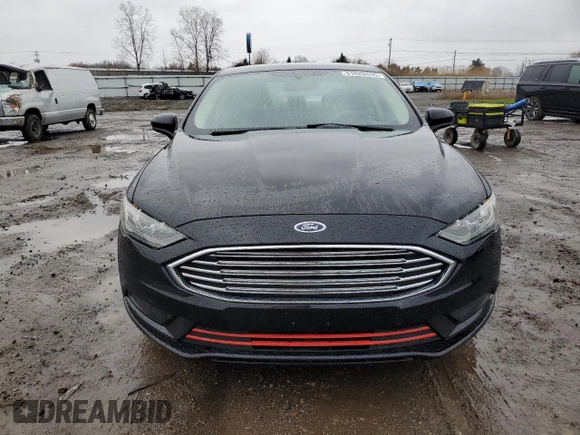 2017 Ford Fusion SE with VIN 3FA6P0HD4HR353470, listed as a Copart auction lot 51620435 with 81,537 mi miles and Salvage Title. Bid and sale history available at carsss.com. Image 5.