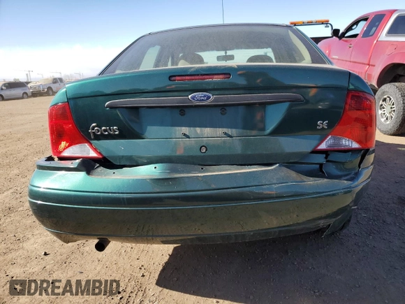 2000 Ford Focus SE with VIN 1FAFP34P1YW209258, listed as a Copart auction lot 44215585 with 95,562 mi miles and Clean Title. Bid and sale history available at carsss.com. Image 6.