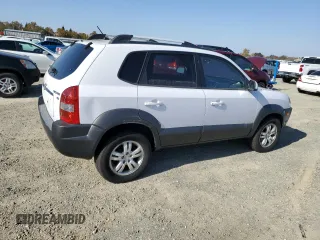 2007 Hyundai Tucson SE with VIN KM8JN72D67U575216, listed as a Copart auction lot 79972904 with 74,858 mi miles and Clean Title. Bid and sale history available at carsss.com. Image 3.