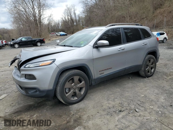 2017 Jeep Cherokee Latitude with VIN 1C4PJMCB4HW555848, listed as a Copart auction lot 53298155 with 71,394 mi miles and Salvage Title. Bid and sale history available at carsss.com. Image 1.