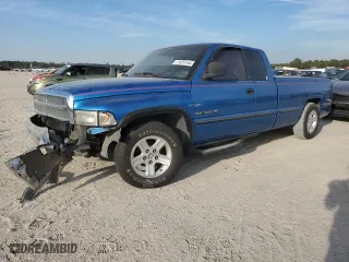 1999 Dodge Ram 1500 with VIN 3B7HC13Y4XG163290, listed as a Copart auction lot 77425154 with 171,439 mi miles and Salvage Title. Bid and sale history available at carsss.com. Image 1.