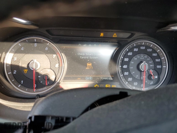 2019 Genesis G70 Advanced with VIN KMTG74LE2KU013905, listed as a Copart auction lot 77969244 with 73,985 mi miles and Salvage Title. Bid and sale history available at DreamBid. Image 9.