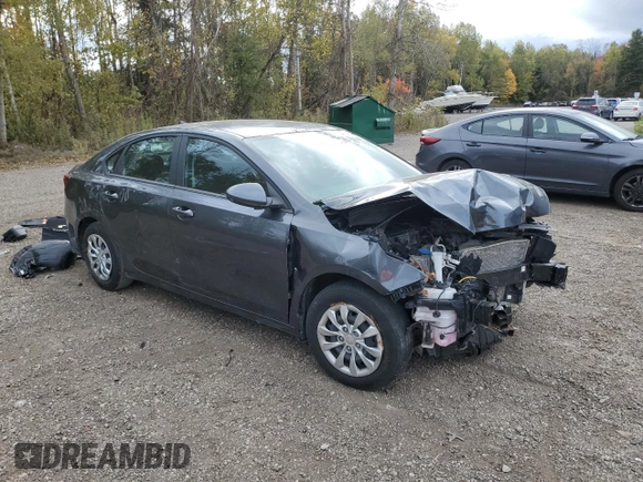 2021 Kia Forte FE with VIN 3KPF24ADXME383441, listed as a Copart auction lot 76124874 with 72,941 mi miles and Salvage Title. Bid and sale history available at carsss.com. Image 4.