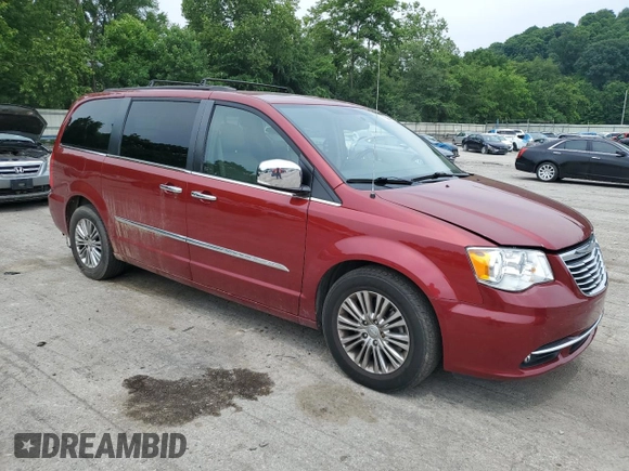 2016 Chrysler Town & Country Touring L Anniversary Edition with VIN 2C4RC1CGXGR175577, listed as a Copart auction lot 59728854 with Not Provided miles and Salvage Title. Bid and sale history available at DreamBid. Image 4.