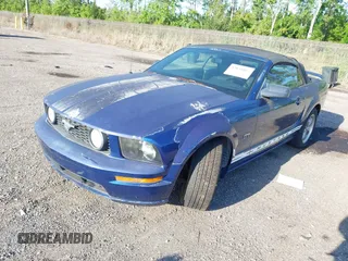 2006 Ford Mustang GT Deluxe with VIN 1ZVFT85H465215338, listed as a IAAI auction lot 42035867 with 124,381 mi miles. Bid and sale history available at carsss.com. Image 2.