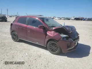 2021 Mitsubishi Mirage ES with VIN ML32AUHJ2MH002238, listed as a Copart auction lot 48550495 with 60,898 mi miles and Salvage title. Bid and sale history available at DreamBid. Image 4.