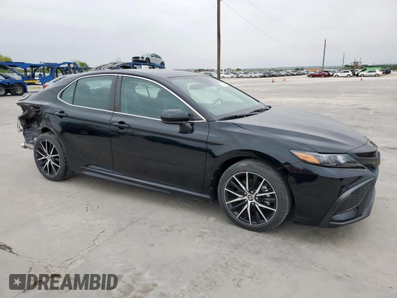 2021 Toyota Camry SE Nightshade with VIN 4T1G11AK6MU583802, listed as a Copart auction lot 51330545 with 6,827 mi miles and Salvage Title. Bid and sale history available at carsss.com. Image 4.