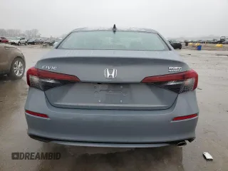 2025 Honda Civic Sport with VIN 2HGFE2F5XSH539946, listed as a Copart auction lot 43570535 with 5,027 mi miles and Salvage Title. Bid and sale history available at carsss.com. Image 6.