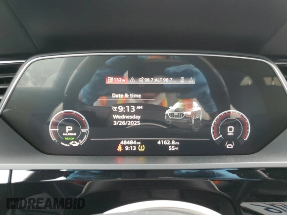 2023 Audi e-tron Sportback Premium Plus z VIN WA12ABGE1PB007387, wystawiony jako Copart lot #50734225 z przebiegiem 48 484 mil mil oraz Szkoda całkowita • Salvage title. Historia ofert i sprzedaży dostępna na DreamBid. Obrazek 9.