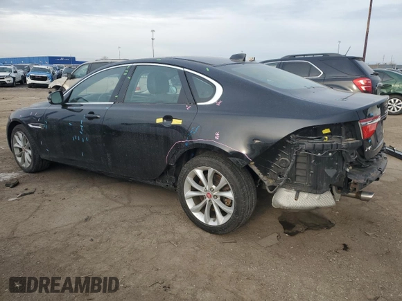 2018 Jaguar XF 25t Premium with VIN SAJBJ4FX8JCY69691, listed as a Copart auction lot 85306234 with 50,143 mi miles and Salvage Title. Bid and sale history available at carsss.com. Image 2.