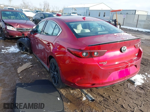 2023 Mazda 3 Premium Plus with VIN 3MZBPBEY4PM355224, listed as a IAAI auction lot 41627150 with 24,975 mi miles and . Bid and sale history available at DreamBid. Image 3.