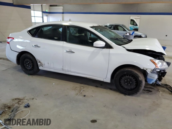2015 Nissan Sentra SV with VIN 3N1AB7AP6FY353847, listed as a Copart auction lot 50944595 with 117,176 mi miles and Salvage Title. Bid and sale history available at carsss.com. Image 4.