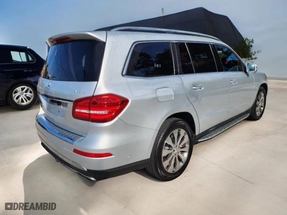 2017 Mercedes-Benz GLS with VIN 4JGDF6EEXHA778377, listed as a Copart auction lot 49523185 with 120,988 mi miles and Clean Title. Bid and sale history available at carsss.com. Image 4.
