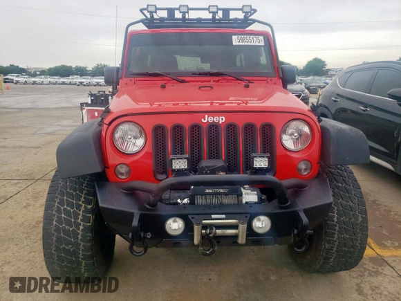 2016 Jeep Wrangler Unlimited Rubicon z VIN 1C4HJWFG7GL128994, wystawiony jako Copart lot #59855175 z przebiegiem 85 974 mil mil oraz Szkoda całkowita • Salvage title. Historia ofert i sprzedaży dostępna na DreamBid. Obrazek 5.