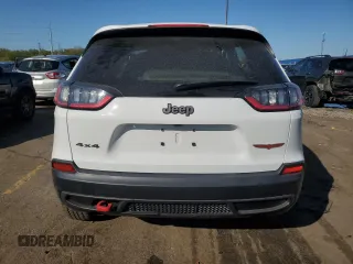 2022 Jeep Cherokee Trailhawk with VIN 1C4PJMBX1ND524383, listed as a Copart auction lot 56370805 with 25,145 mi miles and Salvage title. Bid and sale history available at DreamBid. Image 6.