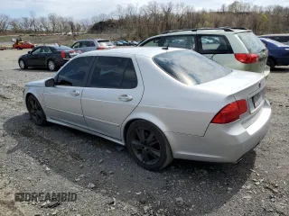 2007 Saab 9-5 Aero with VIN YS3EH49G873518557, listed as a Copart auction lot 52631455 with 163,193 mi miles and Salvage Title. Bid and sale history available at carsss.com. Image 2.