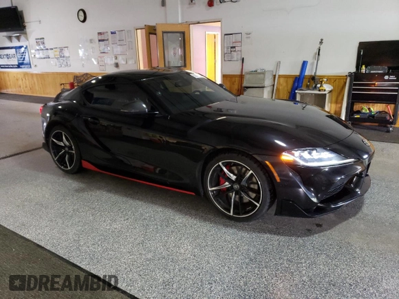 2020 Toyota Supra 3.0 z VIN WZ1DB4C04LW023122, wystawiony jako Copart lot #50207575 z przebiegiem 9 363 mil mil oraz Czysty tytuł • Clean title. Historia ofert i sprzedaży dostępna na DreamBid. Obrazek 4.