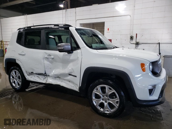 2020 Jeep Renegade Limited with VIN ZACNJBD1XLPK85917, listed as a Copart auction lot 47934555 with 61,049 mi miles and Salvage title. Bid and sale history available at DreamBid. Image 4.