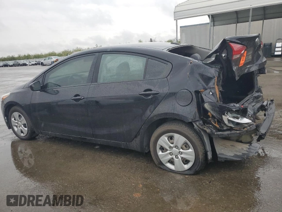 2017 Kia Forte LX with VIN 3KPFK4A72HE039599, listed as a Copart auction lot 47497035 with 148,627 mi miles and Salvage Title. Bid and sale history available at carsss.com. Image 2.