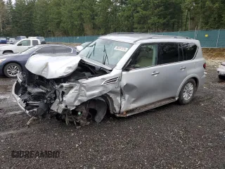2021 Nissan Armada SV with VIN JN8AY2AC9M9146310, listed as a Copart auction lot 88297375 with 56,146 mi miles and Salvage Title. Bid and sale history available at carsss.com. Image 1.