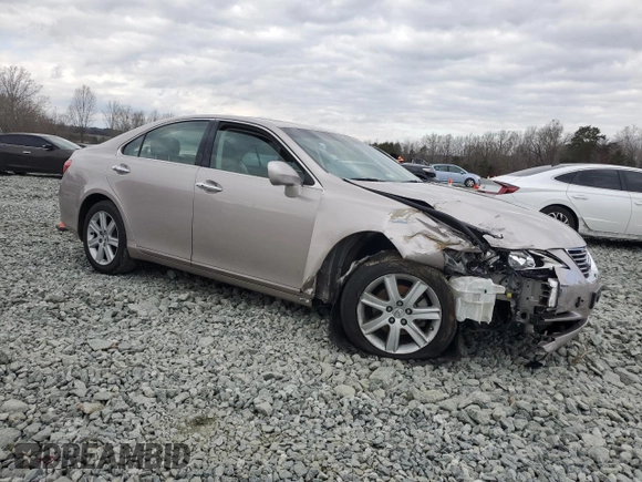2007 Lexus ES 350 with VIN JTHBJ46G072008503, listed as a Copart auction lot 86300094 with 35,007 mi miles and Salvage Title. Bid and sale history available at carsss.com. Image 4.