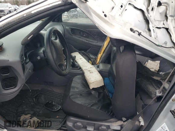 1997 Mitsubishi Eclipse GS with VIN 4A3AX35G5VE160888, listed as a Copart auction lot 80085414 with 163,683 mi miles and Salvage Title. Bid and sale history available at carsss.com. Image 7.