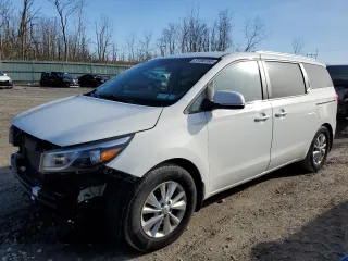 2016 Kia Sedona LX with VIN KNDMB5C19G6191180, listed as a Copart auction lot 51495165 with 119,778 mi miles and Salvage Title. Bid and sale history available at carsss.com. Image 1.