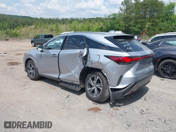 2024 Lexus RX 350 with VIN JTJCHMAAXR2020243, listed as a IAAI auction lot 42163373 with 6,970 mi miles and . Bid and sale history available at DreamBid. Image 3.