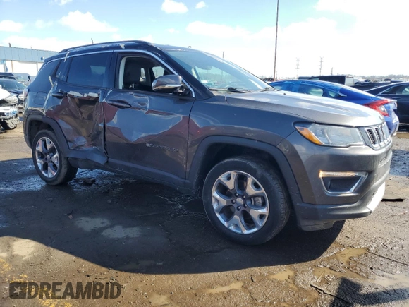 2021 Jeep Compass Limited with VIN 3C4NJDCB1MT508865, listed as a Copart auction lot 42899335 with 73,374 mi miles and Non Repairable. Bid and sale history available at carsss.com. Image 4.