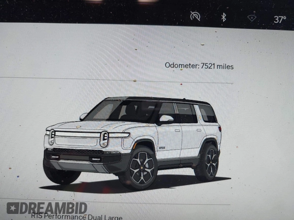 2024 Rivian R1S Adventure z VIN 7PDSGBBA4RN044260, wystawiony jako IAAI lot #41712342 z przebiegiem 7521 mil mil oraz . Historia ofert i sprzedaży dostępna na DreamBid. Obrazek 16.