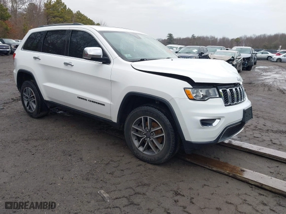 2019 Jeep Grand Cherokee Limited with VIN 1C4RJFBGXKC609986, listed as a IAAI auction lot 41455155 with 64,708 mi miles. Bid and sale history available at carsss.com. Image 1.