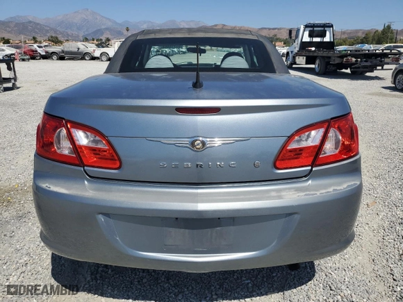 2008 Chrysler Sebring LX with VIN 1C3LC45K88N675863, listed as a Copart auction lot 65316464 with 165,123 mi miles and Salvage Title. Bid and sale history available at carsss.com. Image 6.