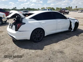 2021 Cadillac CT5 V-Series with VIN 1G6DR5RW9M0134624, listed as a Copart auction lot 67149673 with Not provided miles and . Bid and sale history available at DreamBid. Image 3.