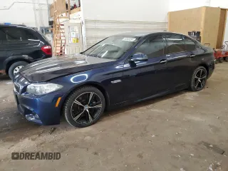 2015 BMW 5 Series 535d xDrive with VIN WBAFV3C55FD686488, listed as a Copart auction lot 56680554 with 109,023 mi miles and Salvage title. Bid and sale history available at DreamBid. Image 1.