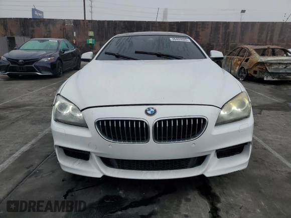 2014 BMW 6 Series 650i z VIN WBA6B2C59ED128936, wystawiony jako Copart lot #46409685 z przebiegiem 53 208 mil mil oraz Szkoda całkowita • Salvage title. Historia ofert i sprzedaży dostępna na DreamBid. Obrazek 5.