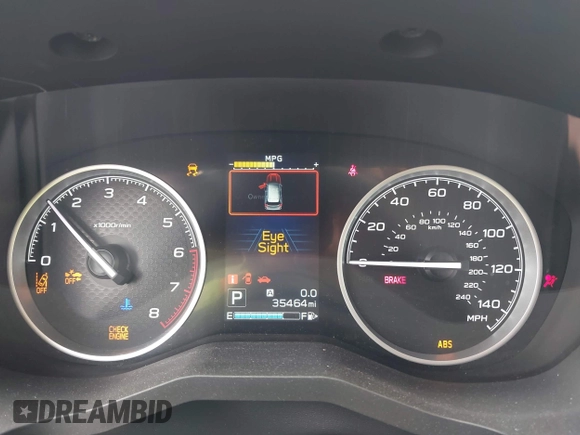 2021 Subaru Forester Premium with VIN JF2SKAJC0MH492913, listed as a IAAI auction lot 42709805 with 35,464 mi miles and . Bid and sale history available at DreamBid. Image 7.