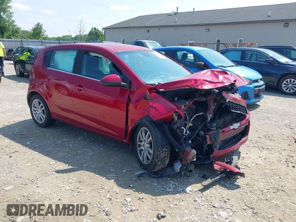 2012 Chevrolet Sonic LT with VIN 1G1JC6SH7C4135418, listed as a IAAI auction lot 42464564 with 169,035 mi miles and . Bid and sale history available at DreamBid. Image 1.