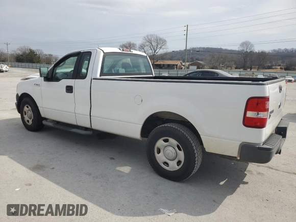 2005 Ford F-150 XL with VIN 1FTRF12245NA50159, listed as a Copart auction lot 48482775 with 96,334 mi miles and Salvage Title. Bid and sale history available at carsss.com. Image 2.