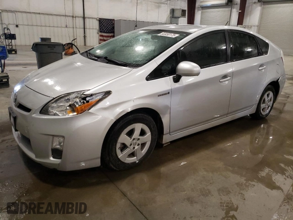 2011 Toyota Prius I with VIN JTDKN3DU9B1474504, listed as a Copart auction lot 53330175 with 81,294 mi miles and Salvage Title. Bid and sale history available at DreamBid. Image 1.