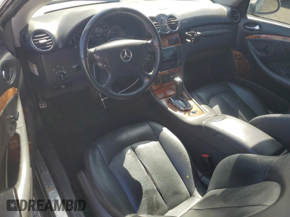 2005 Mercedes-Benz CLK 320 with VIN WDBTK65J55F140026, listed as a Copart auction lot 61972045 with 152,200 mi miles and Salvage title. Bid and sale history available at DreamBid. Image 8.