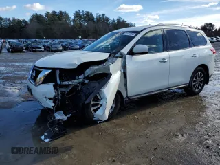 2015 Nissan Pathfinder Platinum z VIN 5N1AR2MM7FC714374, wystawiony jako Copart lot #41472025 z przebiegiem 114 027 mil mil oraz Szkoda całkowita • Salvage title. Historia ofert i sprzedaży dostępna na DreamBid. Obrazek 1.