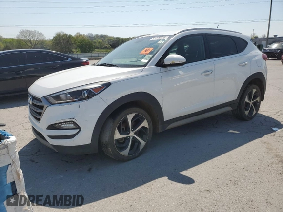 2017 Hyundai Tucson Limited z VIN KM8J3CA28HU386339, wystawiony jako Copart lot #52775125 z przebiegiem 166 900 mil mil oraz Czysty tytuł • Clean title. Historia ofert i sprzedaży dostępna na DreamBid. Obrazek 1.