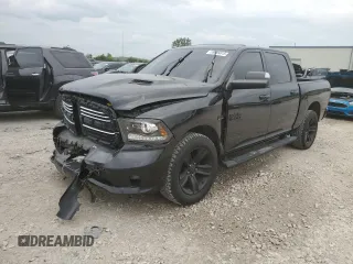 2017 Ram 1500 Sport with VIN 1C6RR7MT3HS624179, listed as a Copart auction lot 59695815 with 83,795 mi miles and Salvage title. Bid and sale history available at DreamBid. Image 1.